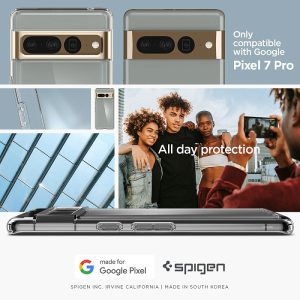 Купить Чехол Spigen Ultra Hybrid (ACS04726) для Google Pixel 7 Pro (Clear)